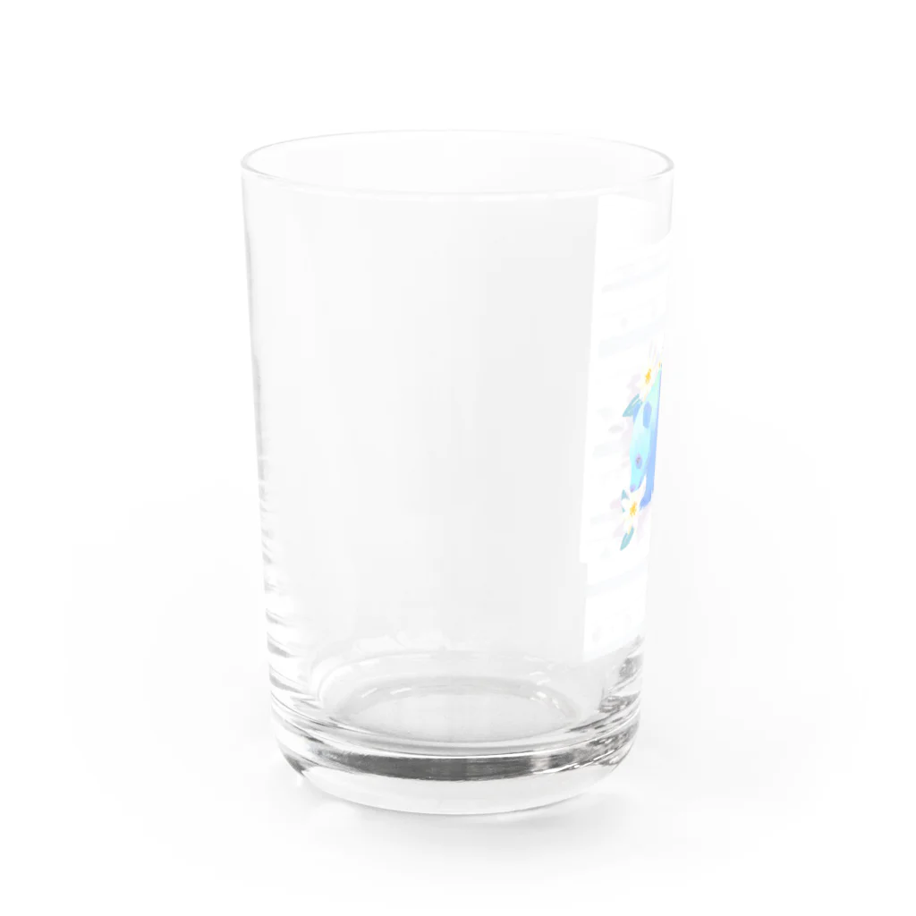 non__07nのお花とパンダ Water Glass :left