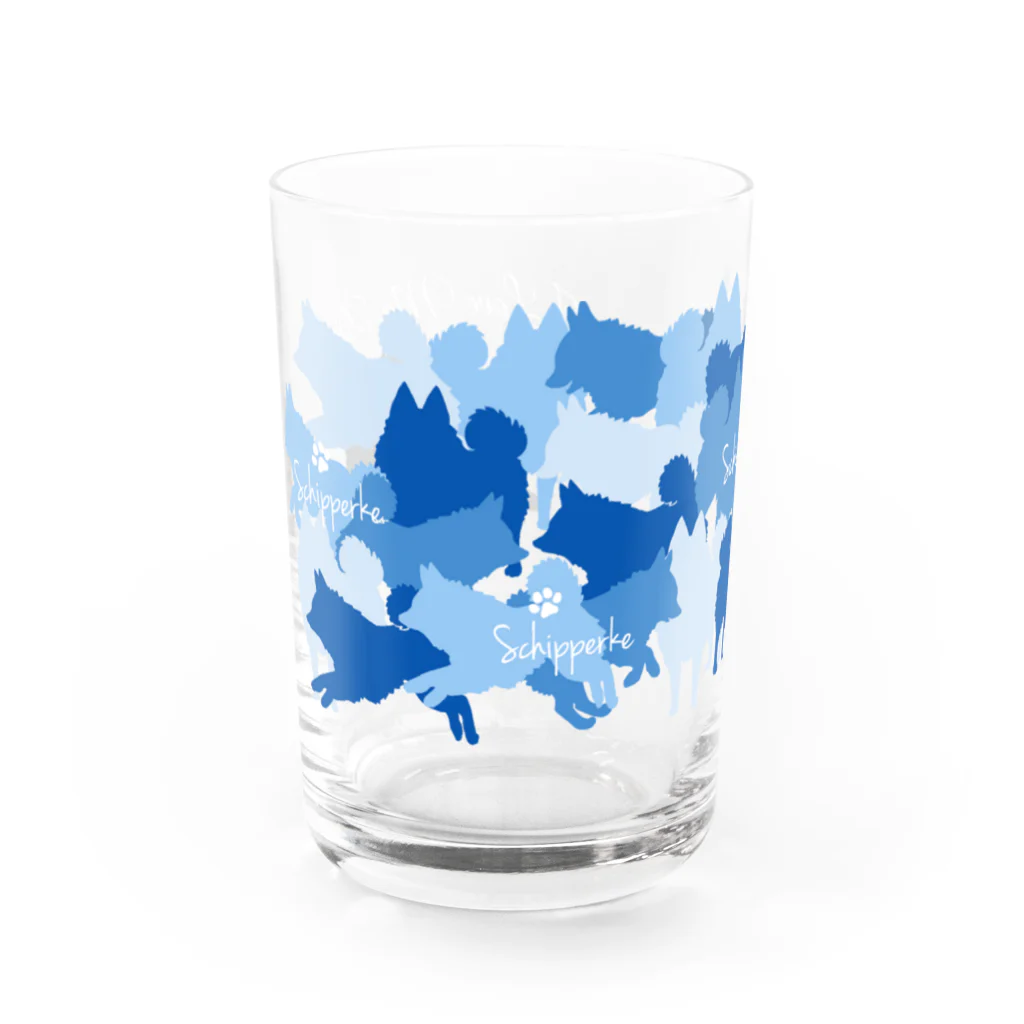 ケパ家のスキッパーキのカモフラグラス Water Glass :left