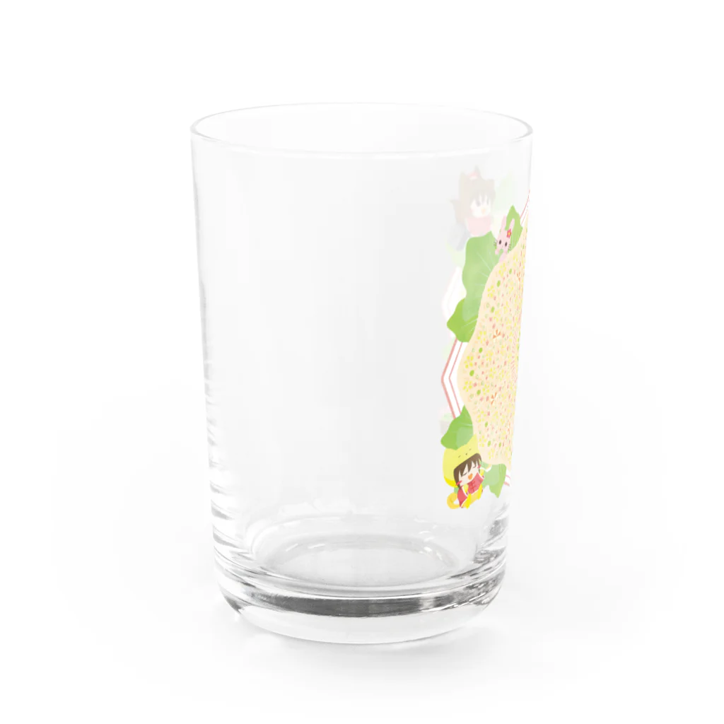 Tetra Styleの万華鏡炒飯デザイン Water Glass :left