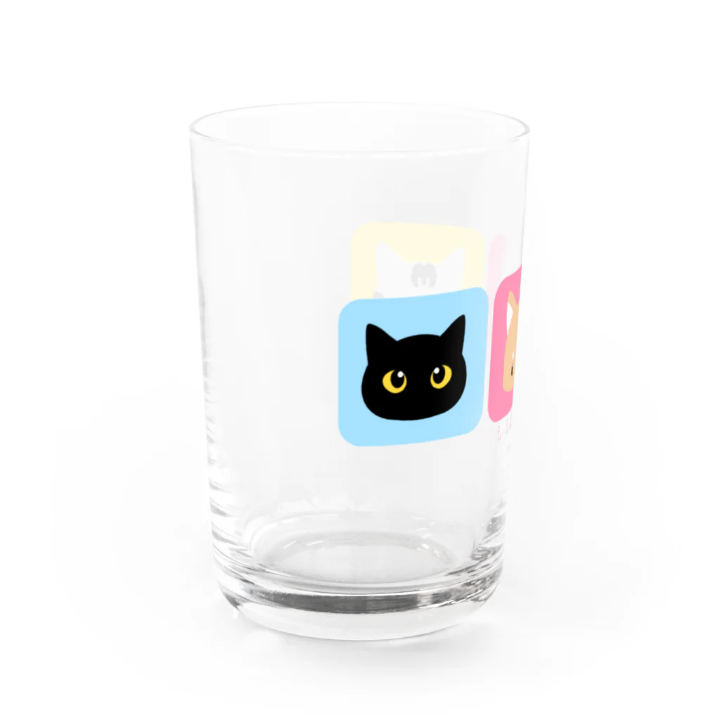 ももと天空のももと天空☆キュート横並び Water Glass :left