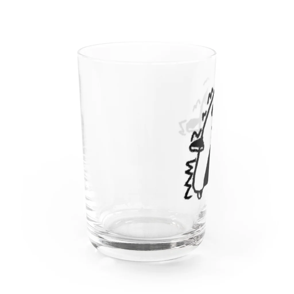 Mo-Ka-Ma-Reの震えるとり Water Glass :left