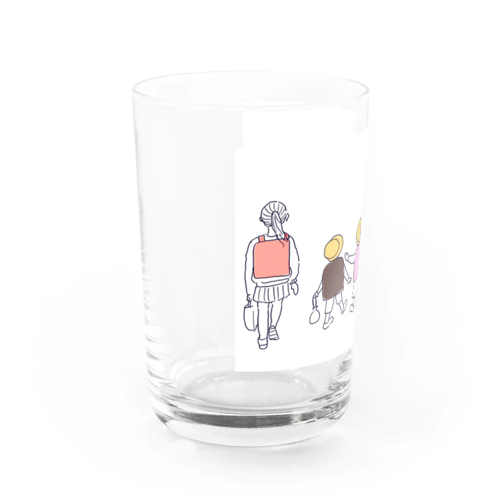 amenoasa(雨の朝)の道 Water Glass :left
