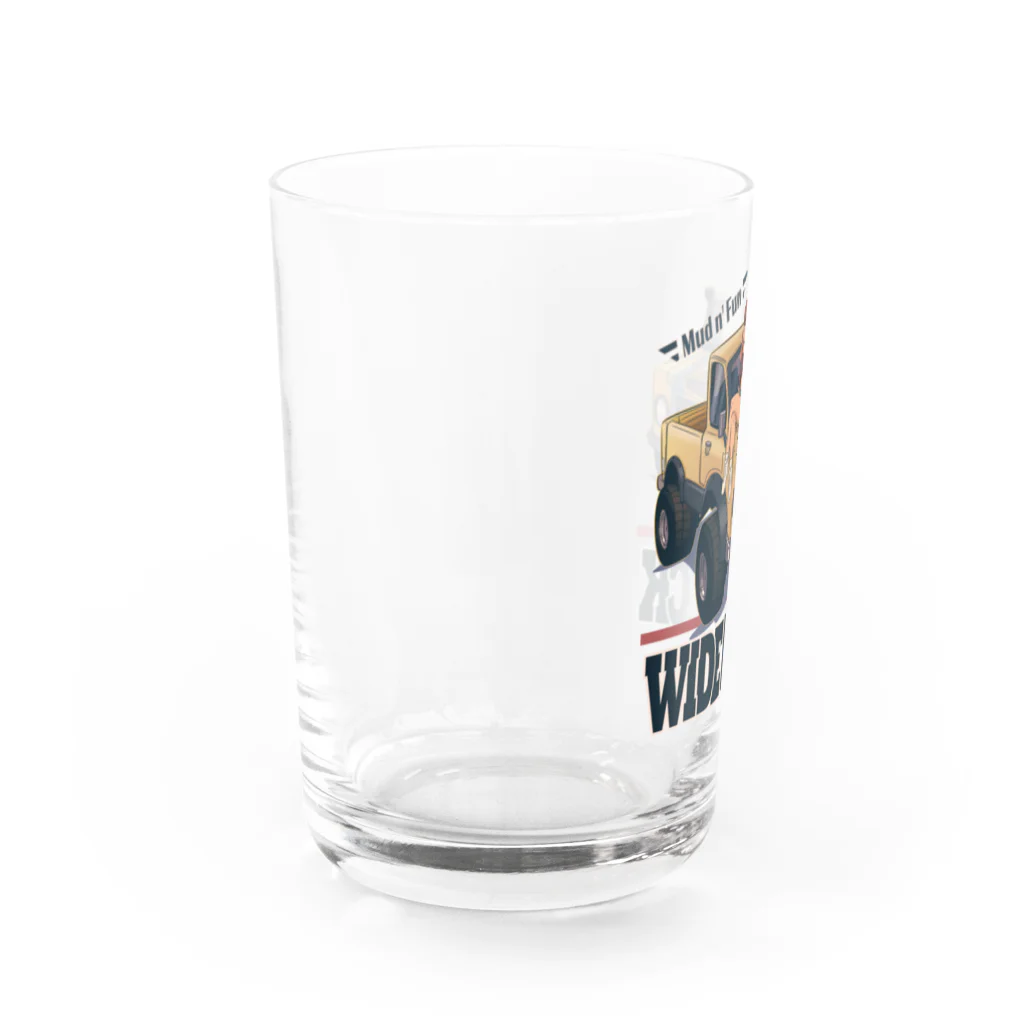 nidan-illustrationの"WIDE BRICK" Water Glass :left