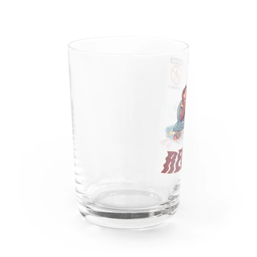 nidan-illustrationの"RELAX" Water Glass :left