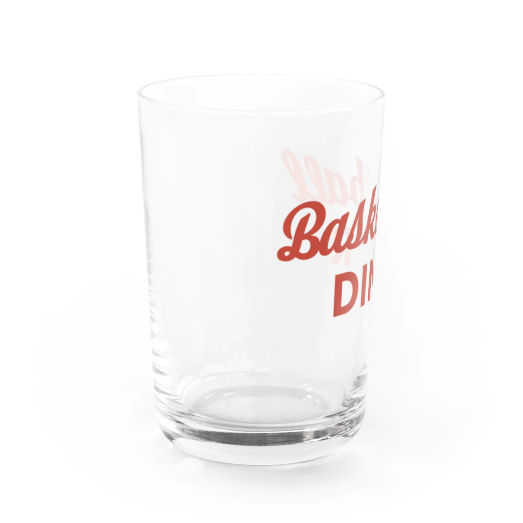 Basketball DinerのBasketball Diner ロゴタイプ赤 Water Glass :left