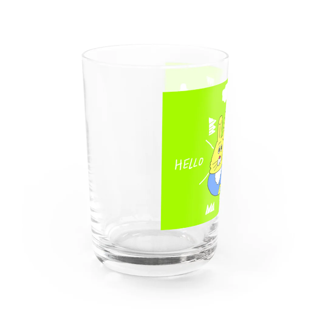 SELECTSHOP MTIのしましまパンツのうさぎ Water Glass :left