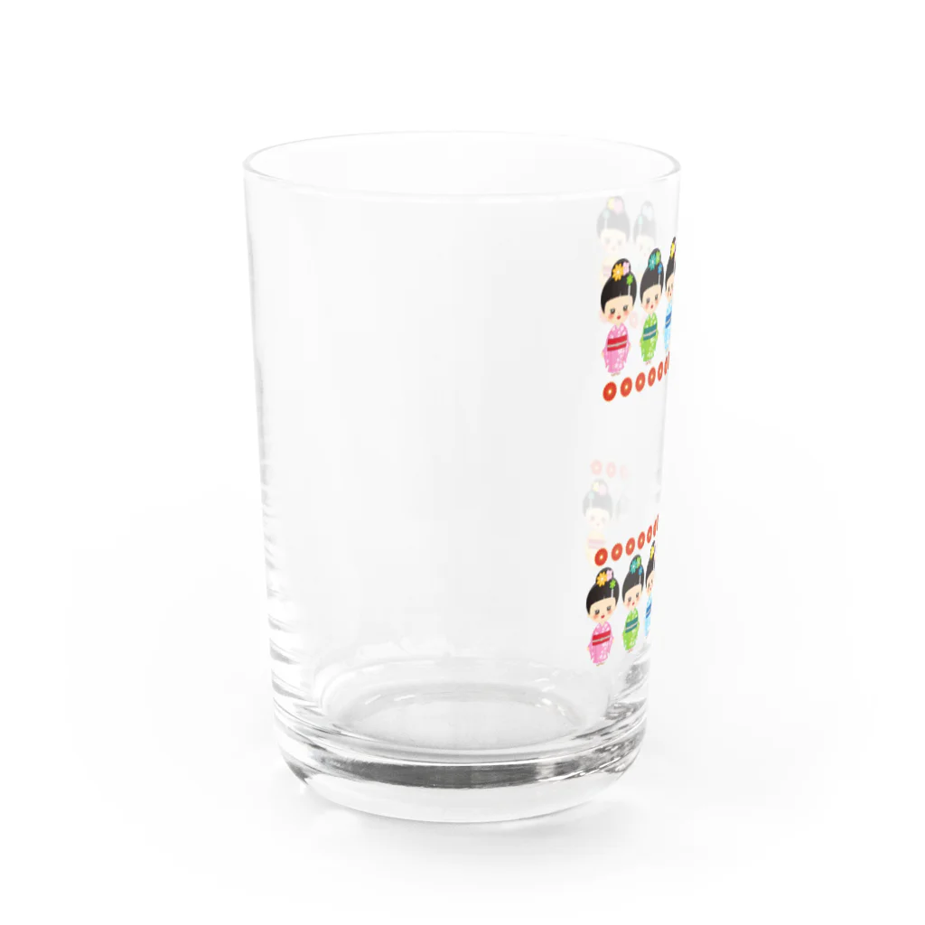 itisgoingwellの着物おなご Water Glass :left