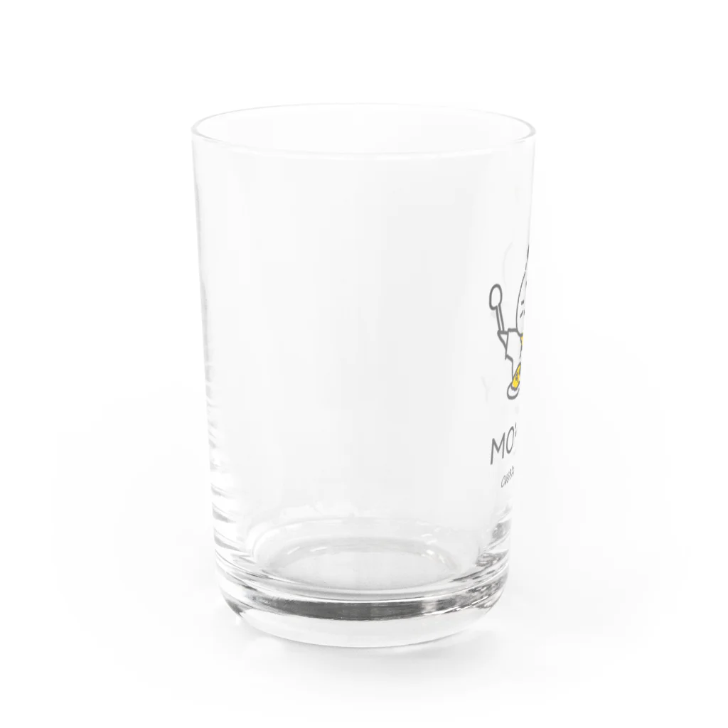 なつぐもアパレル／カレーちゃんグッズの月曜日のカレーちゃん Water Glass :left