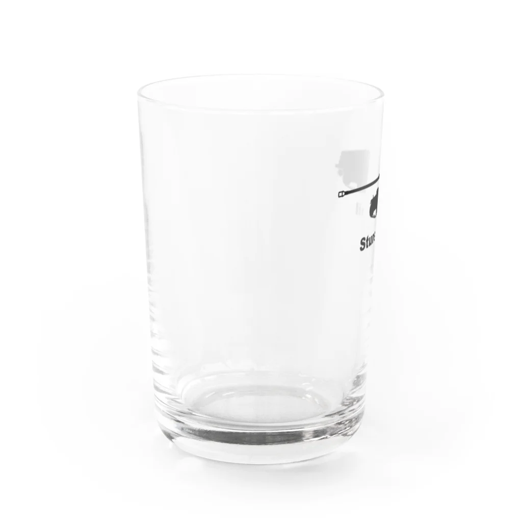 puikkoの自走砲　シュトゥーラー・エミール（黒） Water Glass :left