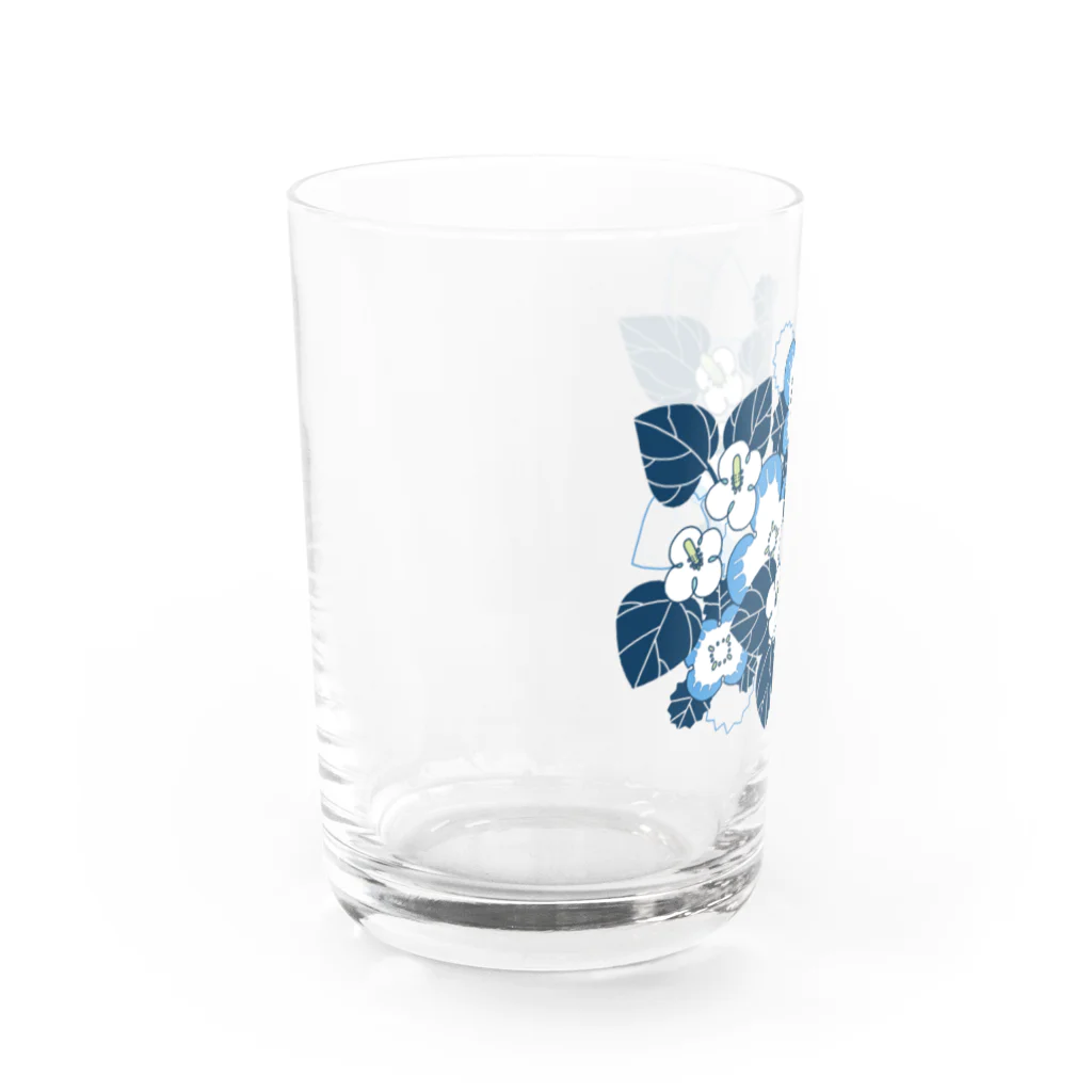 どんべべの地の春の青野草 Water Glass :left