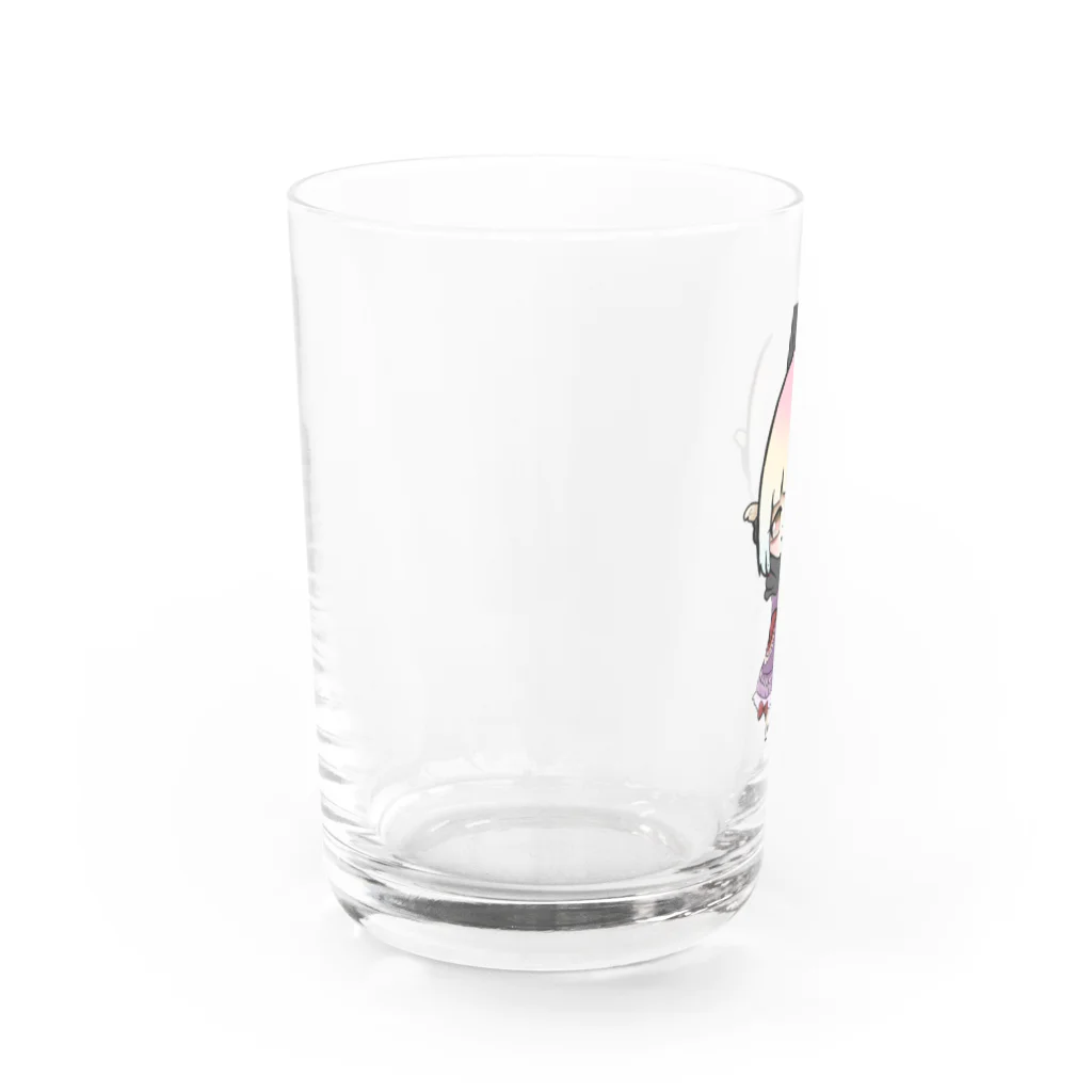 田中まり太屋の黒蜜みつこちゃん Water Glass :left
