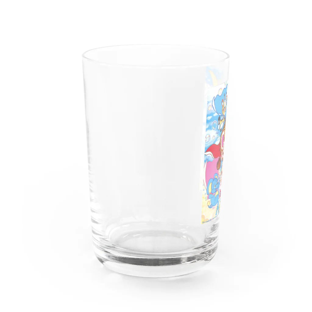 枯れ木ゼリコのスーパーアニマルズ『遠足なら僕たちがついて行くよ！！』 Water Glass :left