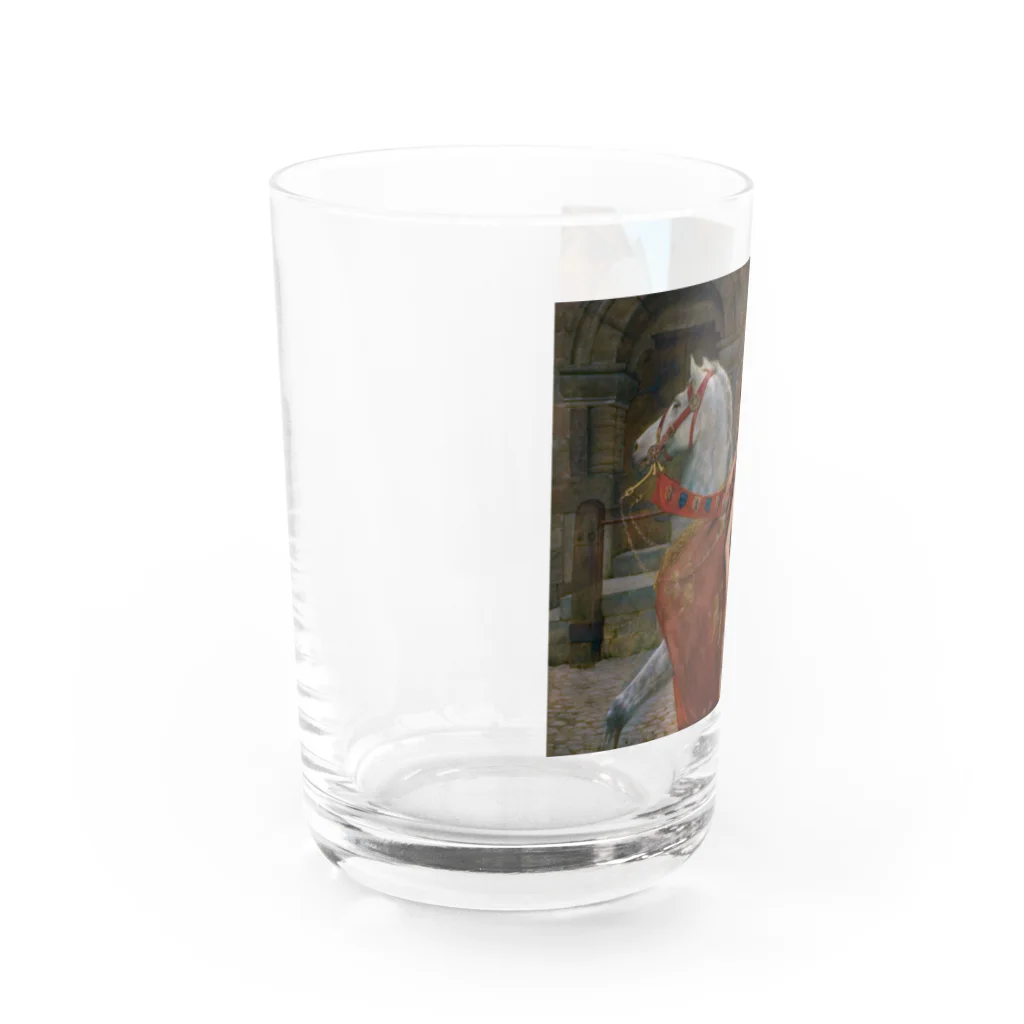 世界の絵画アートグッズのジョン・コリア 《ゴダイヴァ夫人》 Water Glass :left