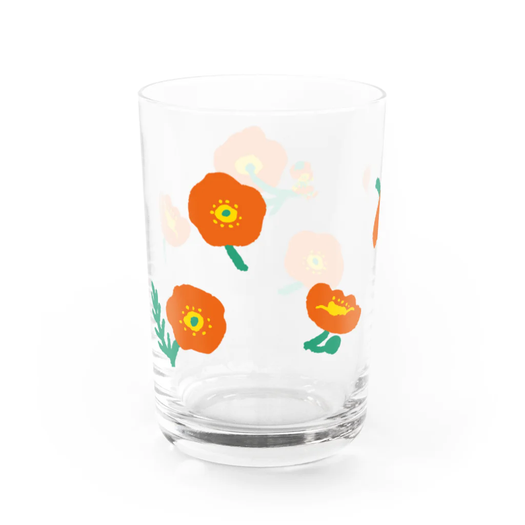 nicottoにこりのポピ〜のコップ Water Glass :left