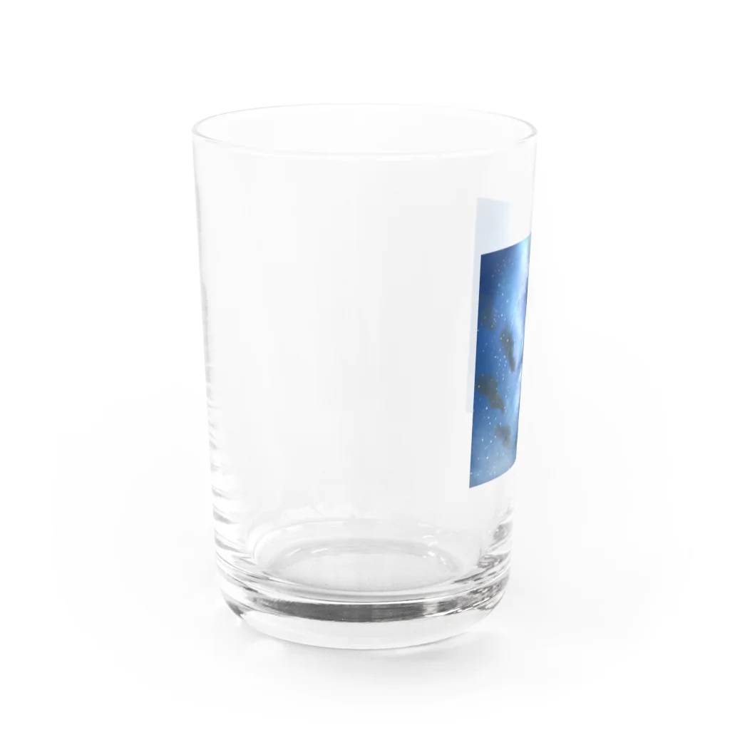 ちびらいふ。の夜空オーロラ Water Glass :left