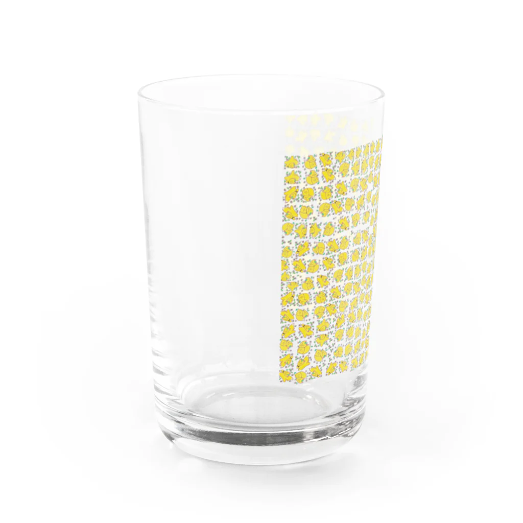 月彩宮SUZURI支店のkogitsune o-kon! うじゃうじゃ Water Glass :left