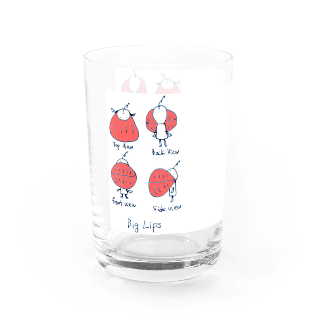 shoshi-gotoh 書肆ごとう 雑貨部のBigLips Water Glass :left