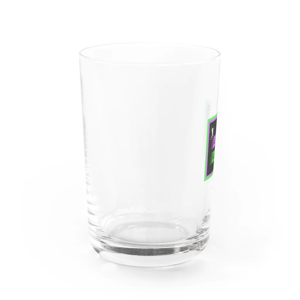 𝐃𝐞𝐩𝐫𝐞𝐬𝐬𝐢𝐨𝐧のORIGIN Logo "Neon" Water Glass :left