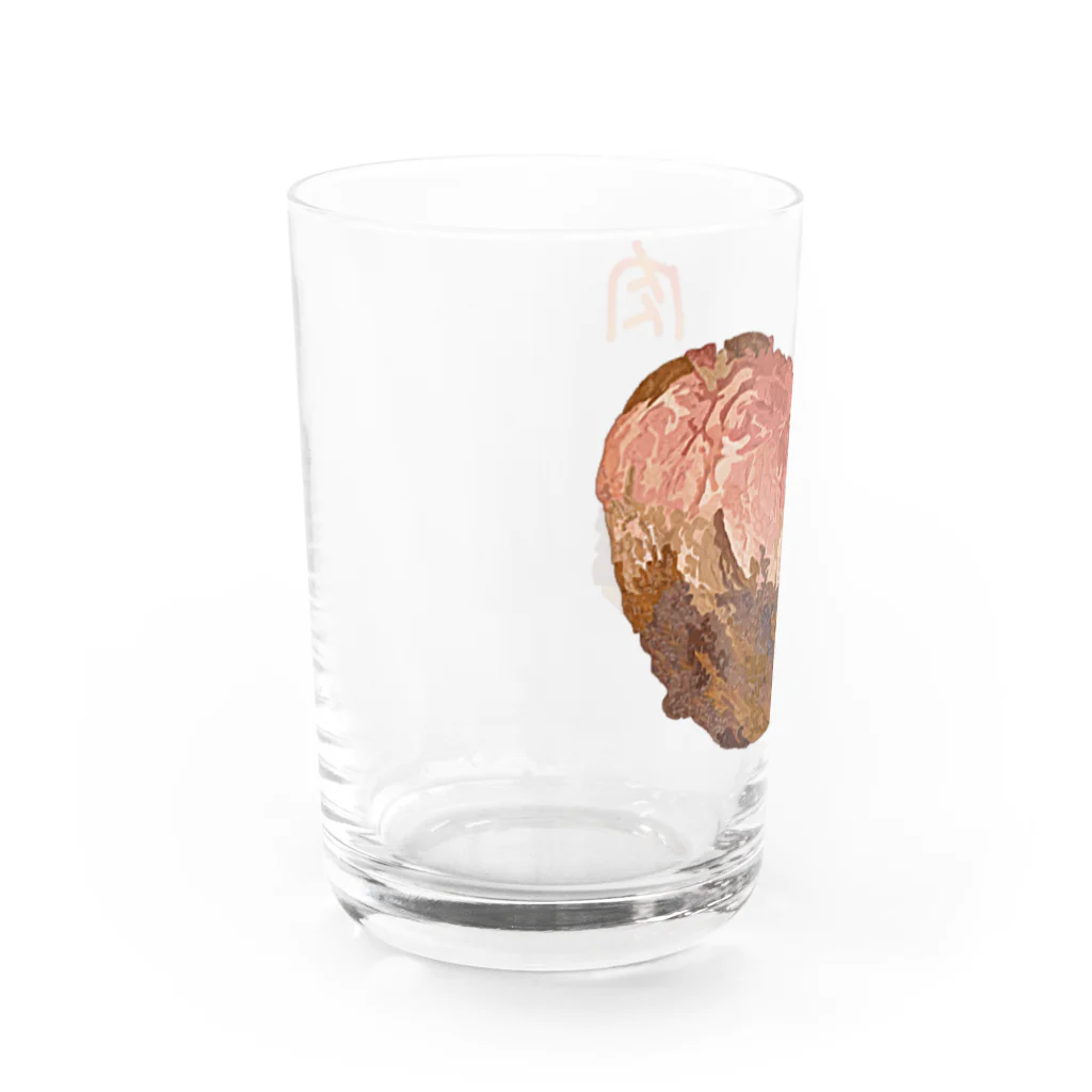 脂身通信Ｚの肉 Water Glass :left