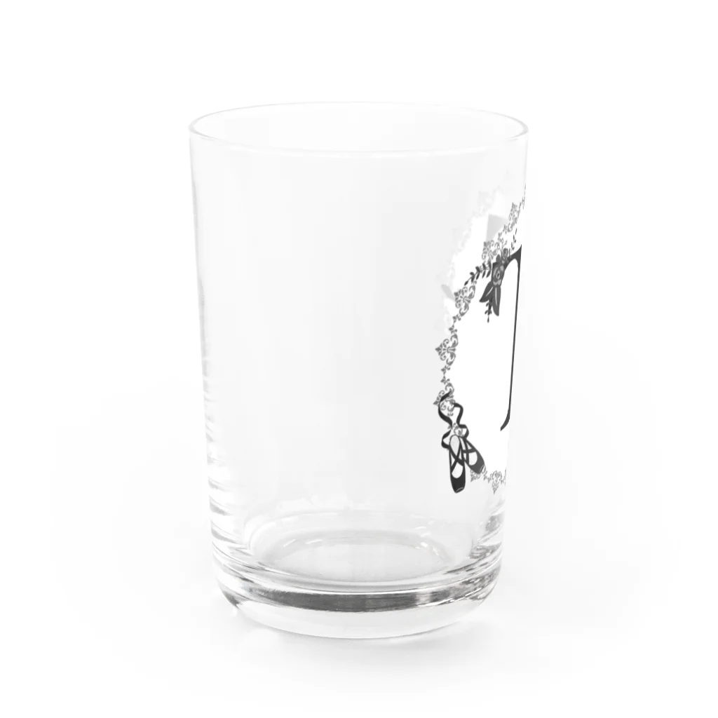 バレエシルエット ballet*pointe_pon*のバレエシルエット◆T-1/モノクロ◆ Water Glass :left