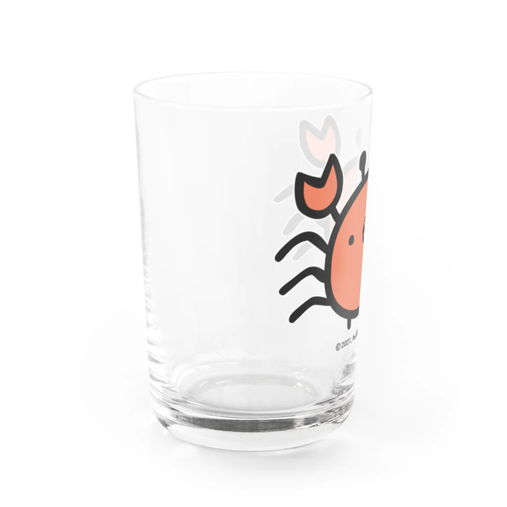 ひよこのもり工房のひよこかに Water Glass :left