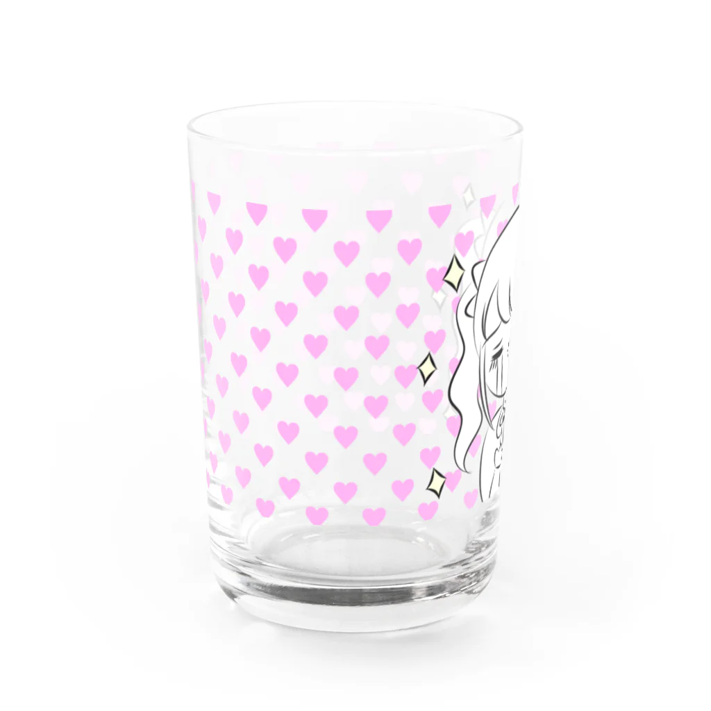 pino子 shopの推し大好きちゃん 推しに感謝 Water Glass :left