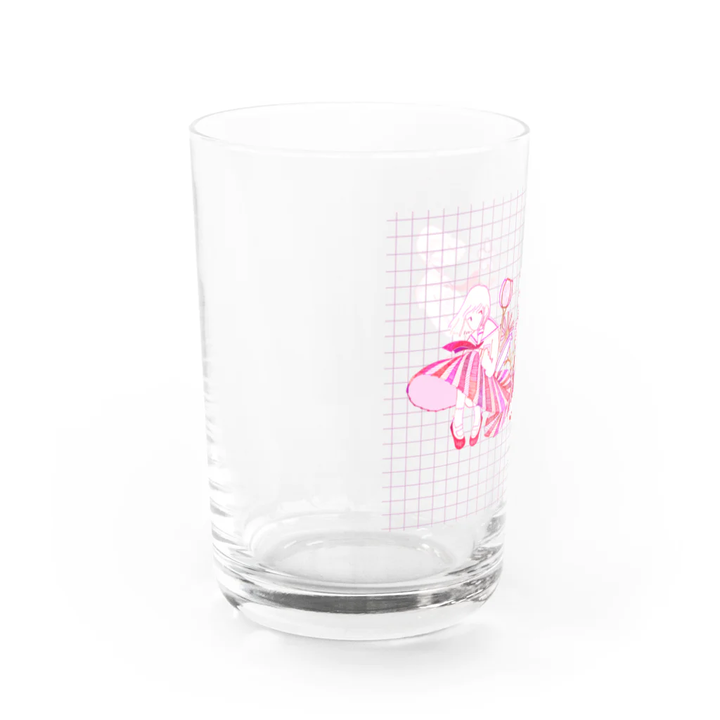 ざとう商店の制服ちゃんトリプル Water Glass :left