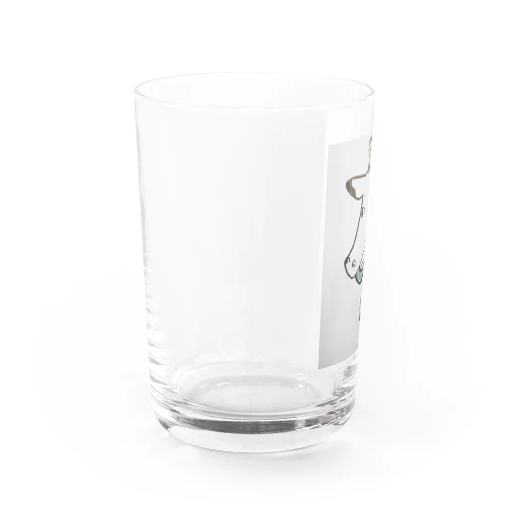マキロン9shopのキリン君 Water Glass :left