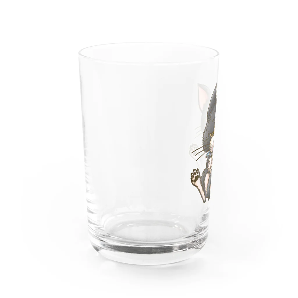 118designの魚を咥えた猫 Water Glass :left