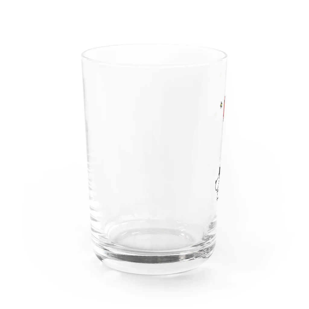 リアムワールドの風船とワンコ Water Glass :left