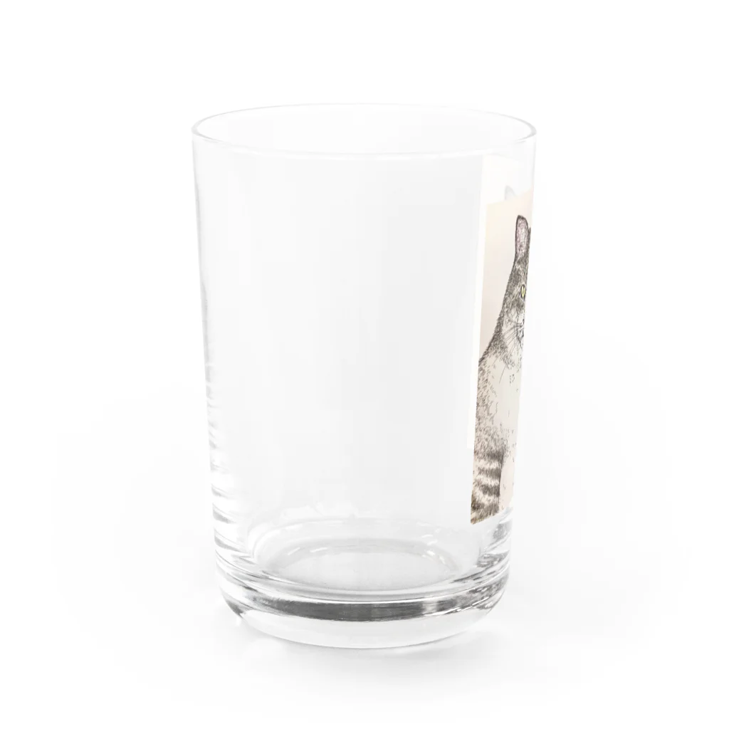 nemunoki paper itemのねこのみつお Water Glass :left