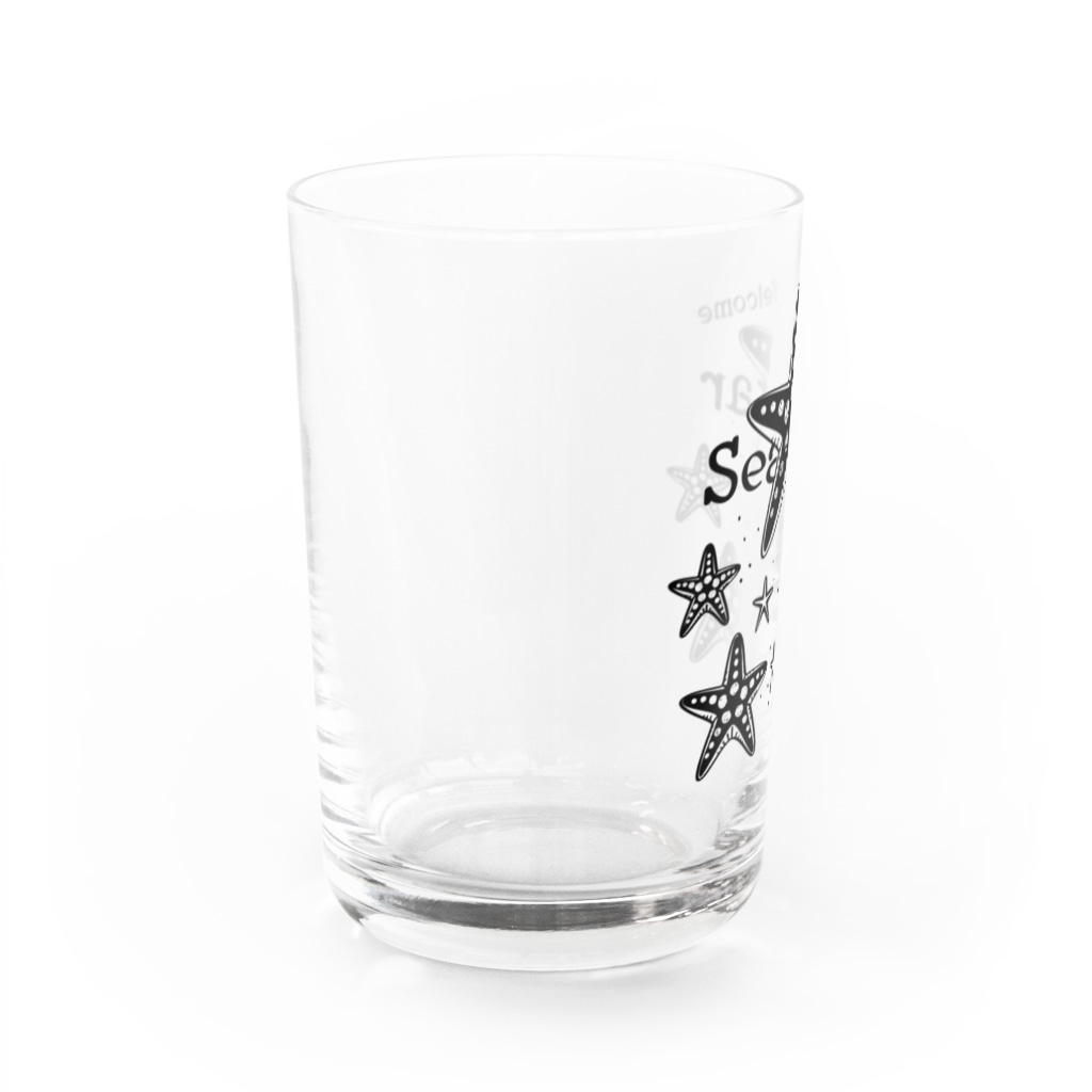 イラスト MONYAAT のWelcome!ヒトデ*A Water Glass :left