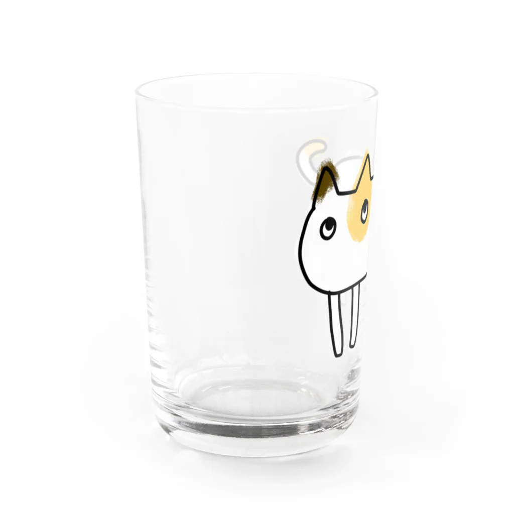 ミケネコFactoryのねこ Water Glass :left