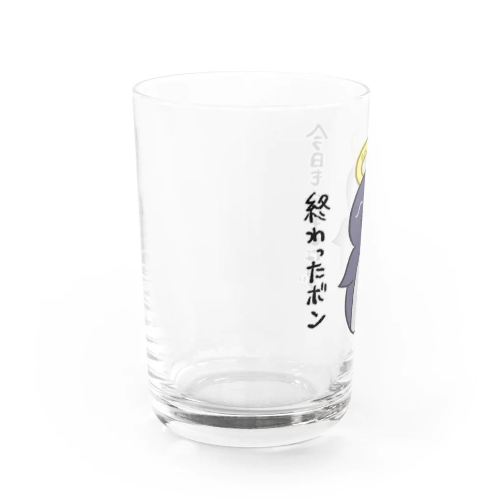 リリカルおとうふマンの今日も何もしないで終わったボンちゃん Water Glass :left