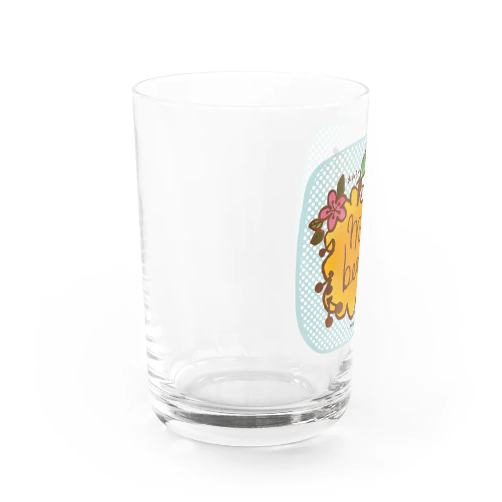 万枚ちゃんのメルシーボークー Water Glass :left