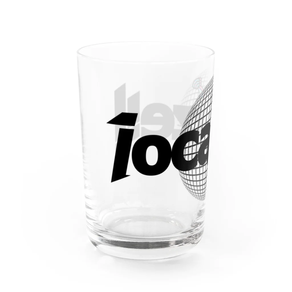 Localize!! Merchの10calize!! x blockfm Water Glass :left