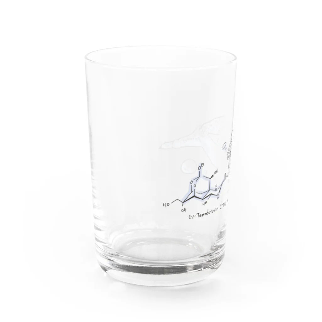 有機合成屋のテトロドトキシンとフグ Water Glass :left