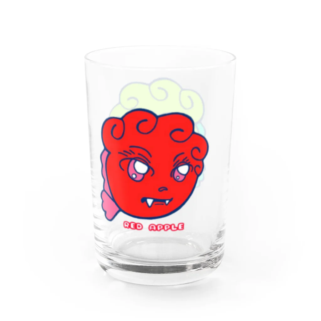 チャンドラー・シーンのどらごん（Red&Green） Water Glass :left