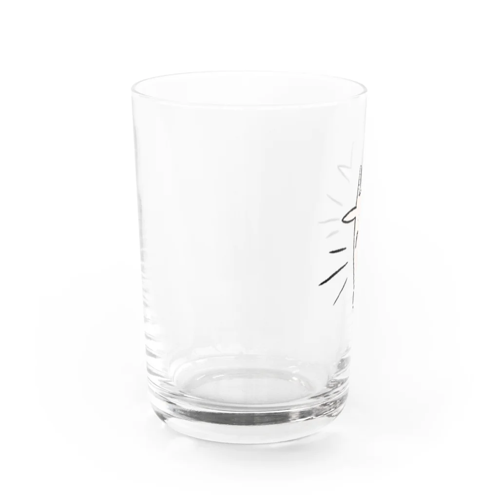 サガナイデみずいろのうしなうものが何もないうし Water Glass :left