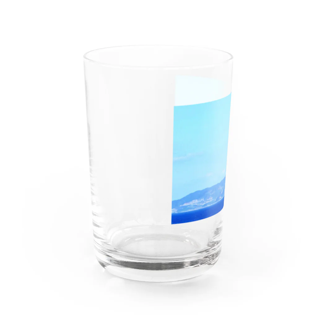 pino子 shopの島が見えてきた【風景写真】 Water Glass :left