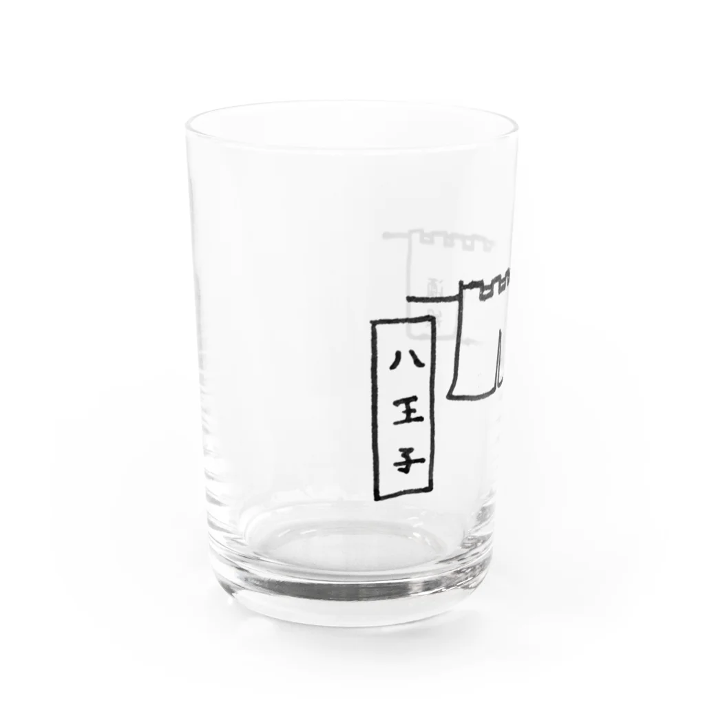 はちおうじ　にっきのHachioji＿酒処 Water Glass :left