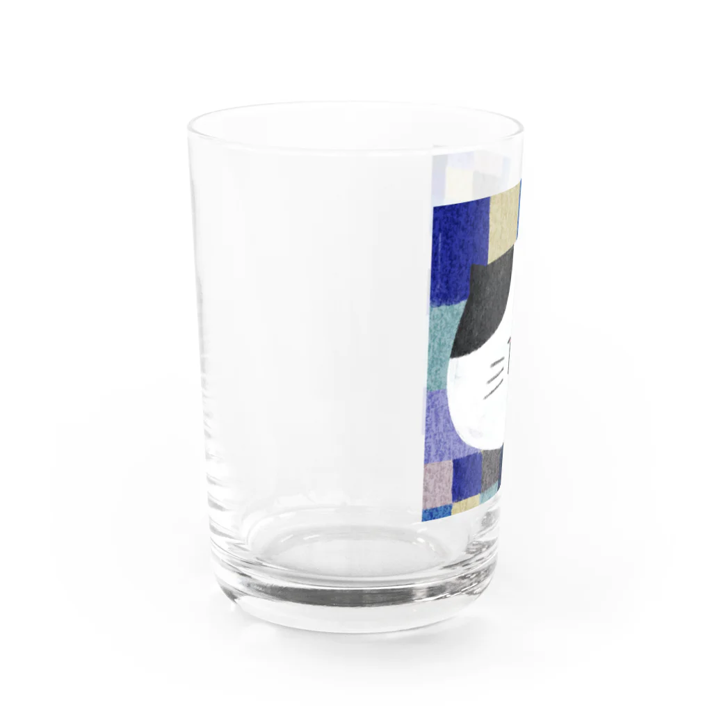 アトリエあおの猫のびっちゃん Water Glass :left