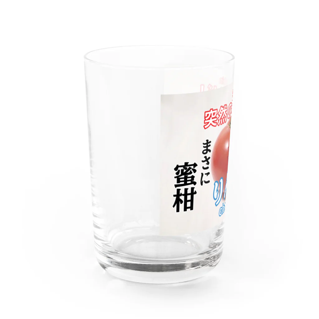 アトリエポケットキャンバスの情報量の多いトマト Water Glass :left