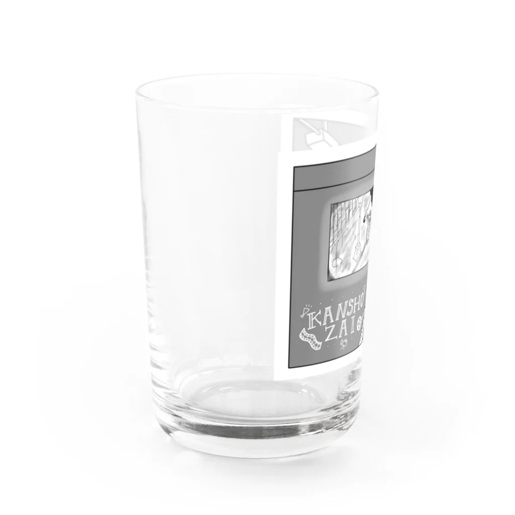 しろくろぷぅじぃのKANSHOZAI Water Glass :left