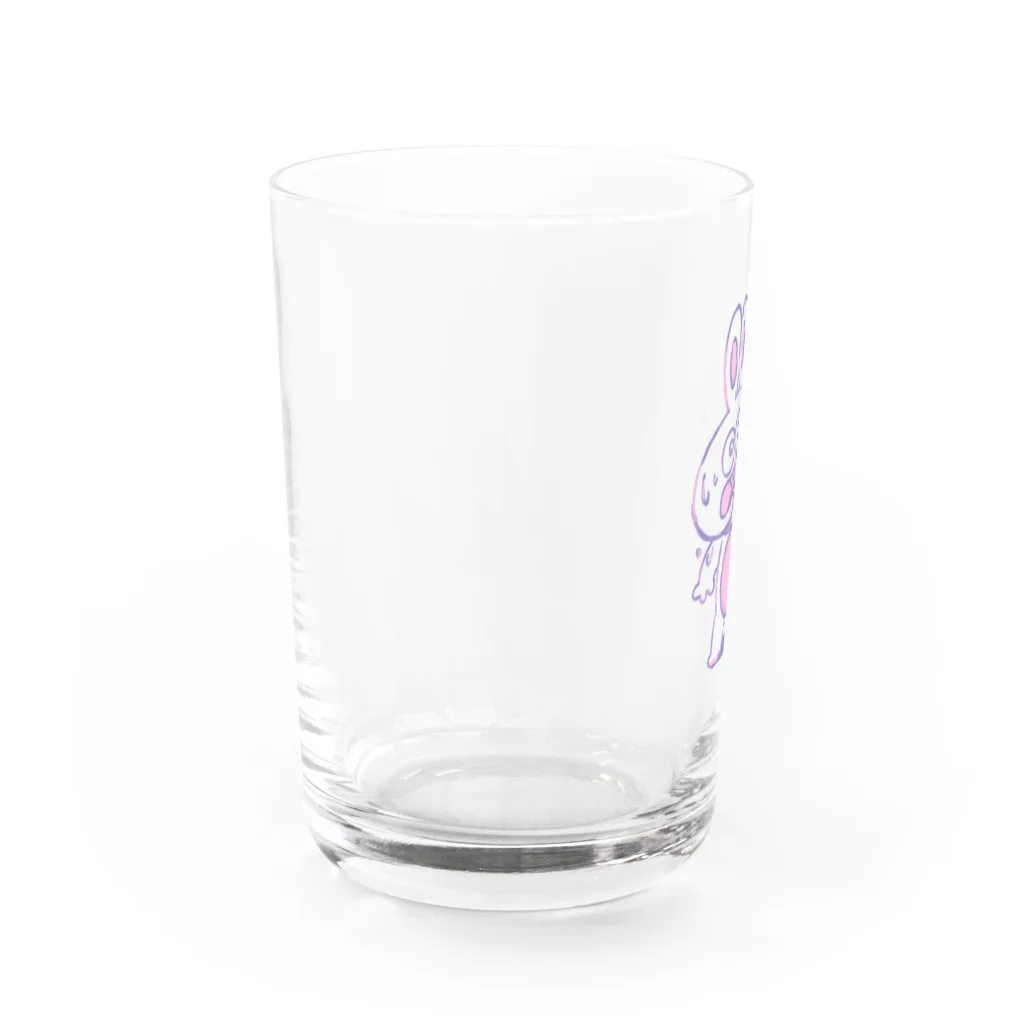 loveのうさらぶくん Water Glass :left