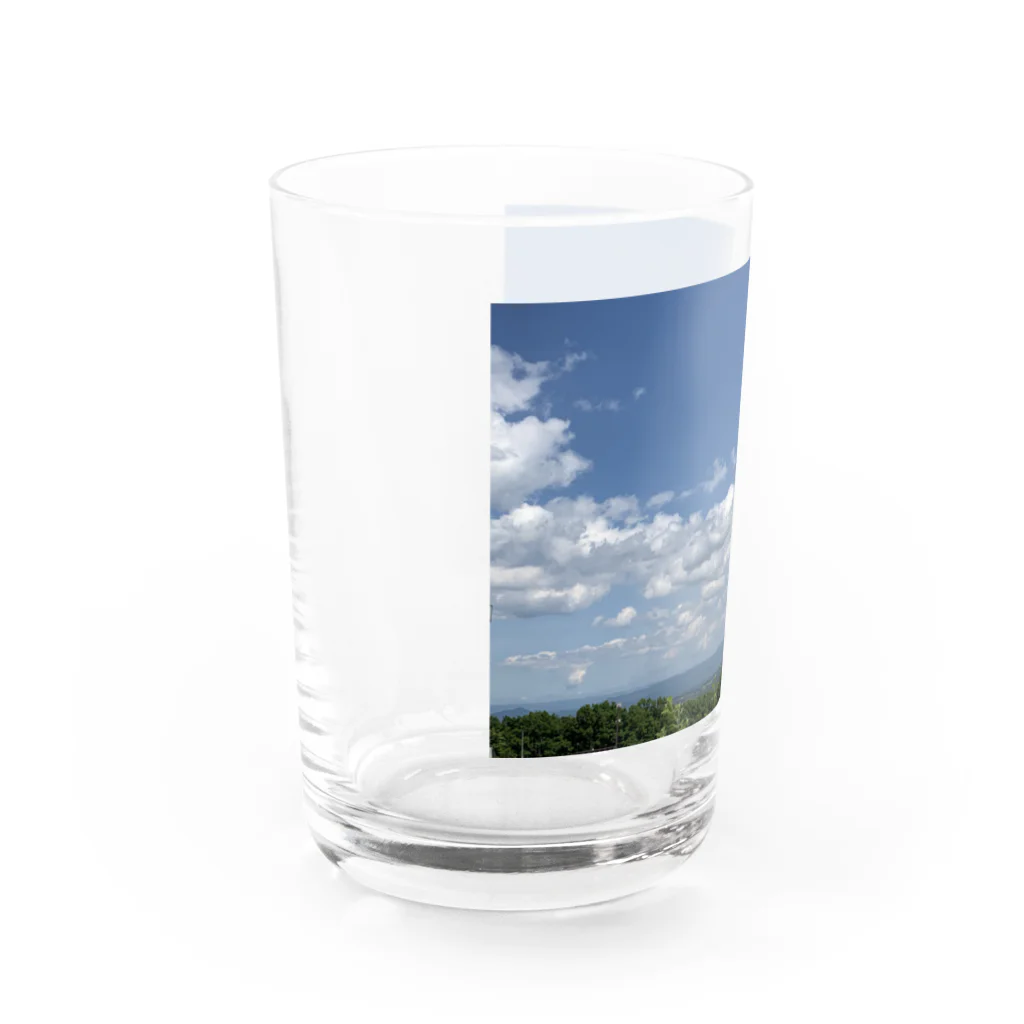 (U・∞・U)の高原の青空 Water Glass :left