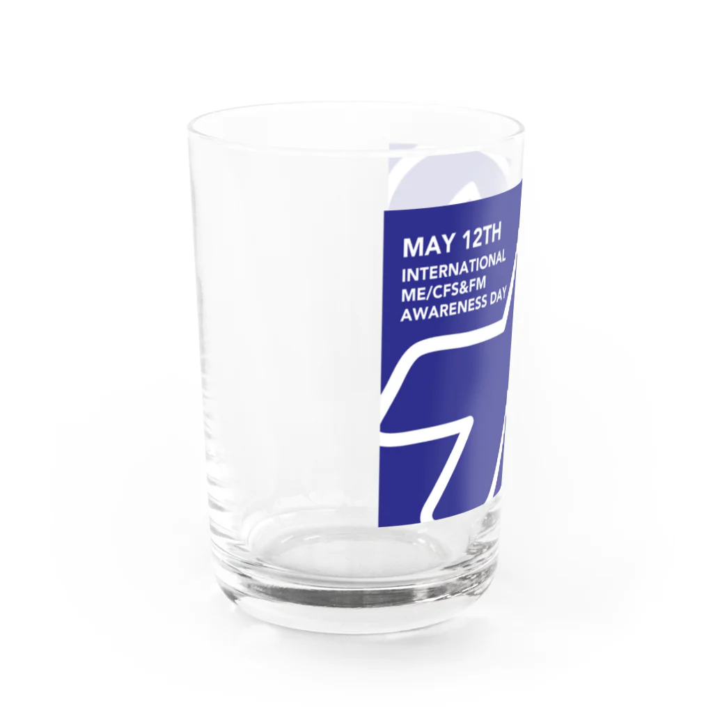 841のお店のmecfs 慢性疲労症候群/筋痛性脳脊髄炎啓発カラーグッズ Water Glass :left