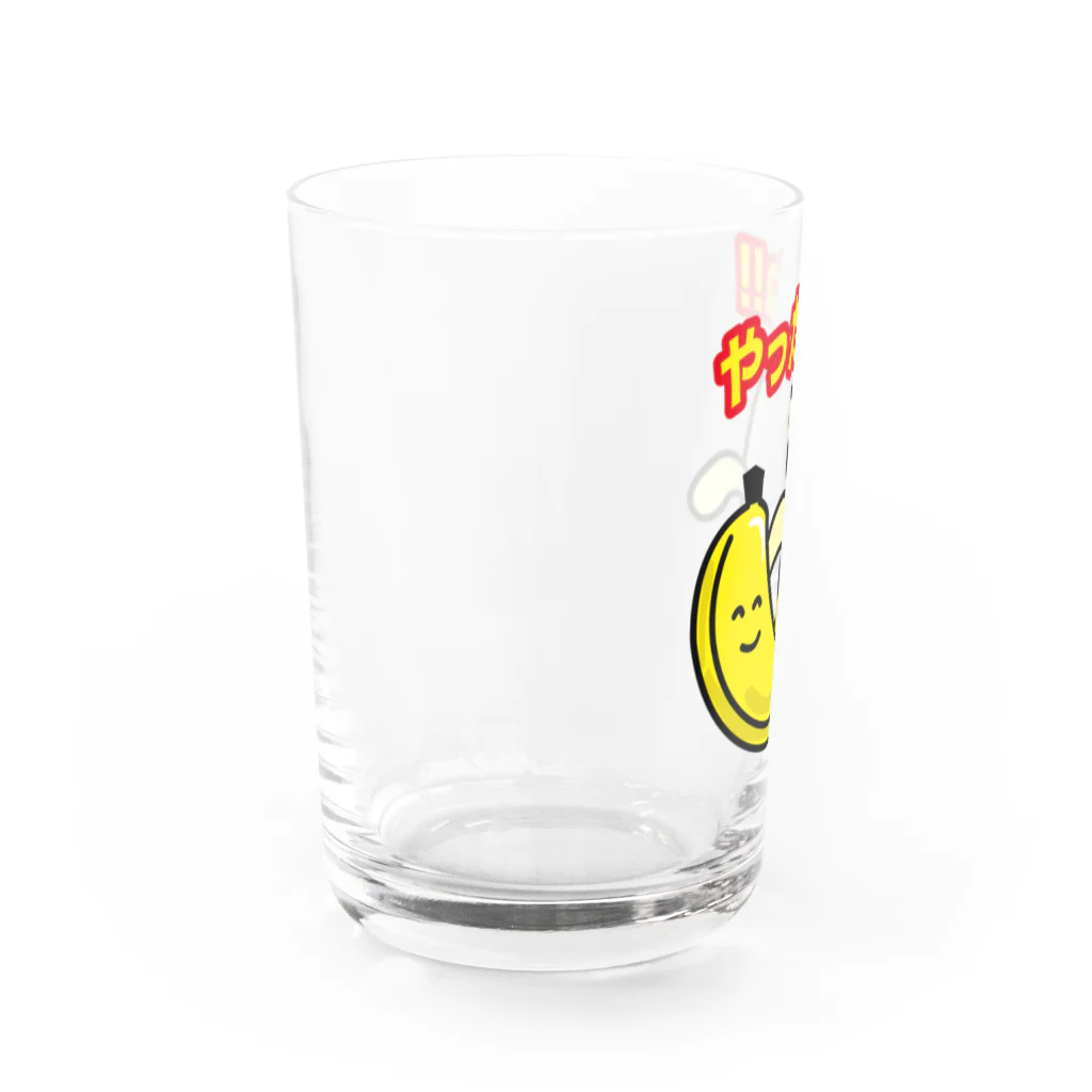 オモポンのやったね！！（バナナ） Water Glass :left