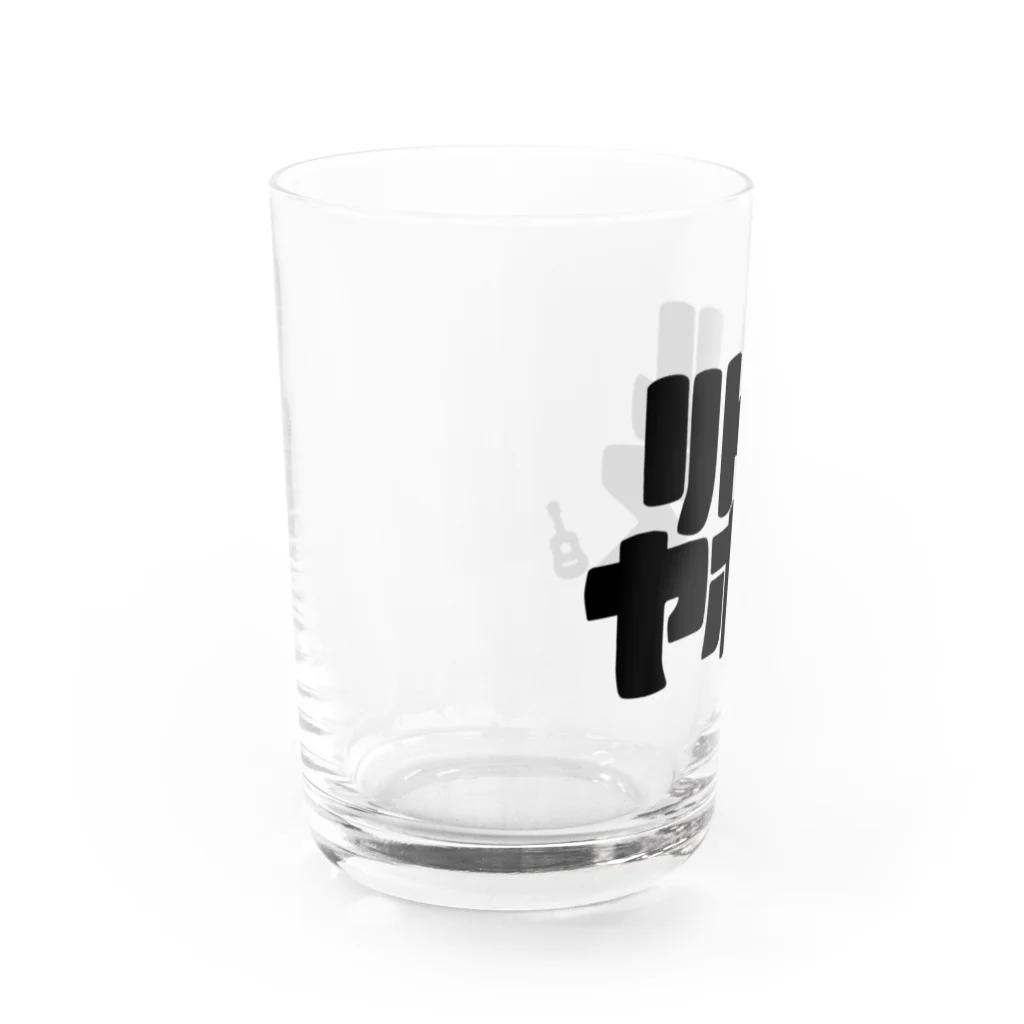 ddt2880のリトルヤホス(スウェット風字体) Water Glass :left