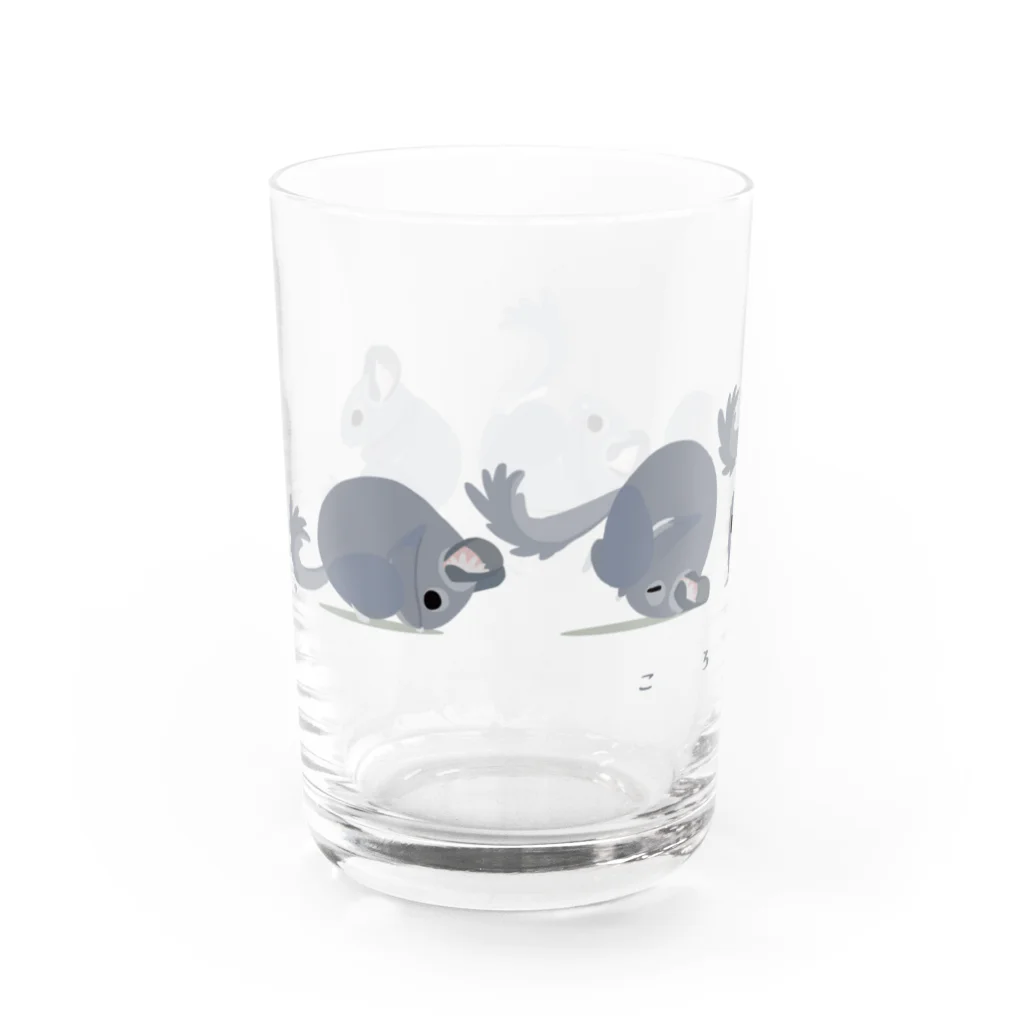 ねずりすSHOPのころりんチンチラ Water Glass :left